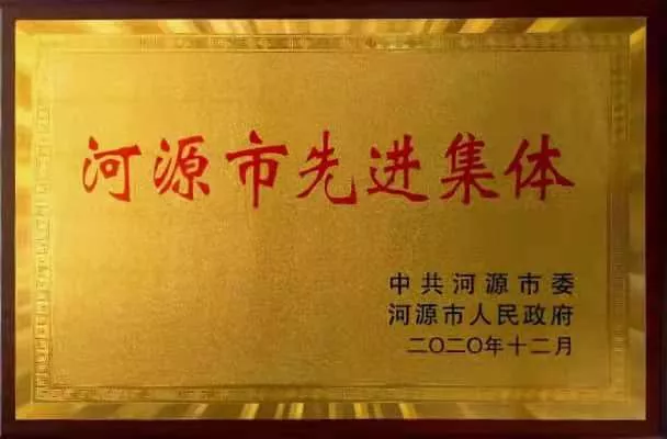 2020年河源市先进集体